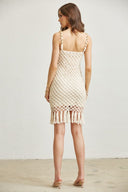 Isla Macramé Fringe Dress