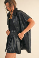 Midnight Edge Oversized Vest