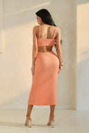 Sol Cutout Midi Knit Dress