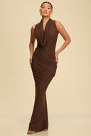 Cocoa Elegance Gown