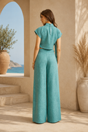 Azure Riviera Linen Set