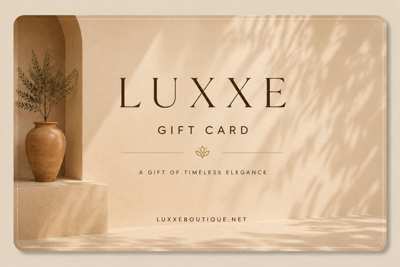 LUXXE Digital Gift Card