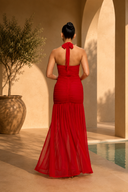 Scarlet Flame Gown
