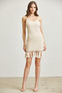Isla Macramé Fringe Dress