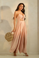 Rosé Sunset Jumpsuit