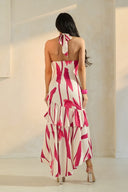 Fuchsia Bloom High-Low Dress