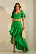 Emerald Envy Two-Piece Set